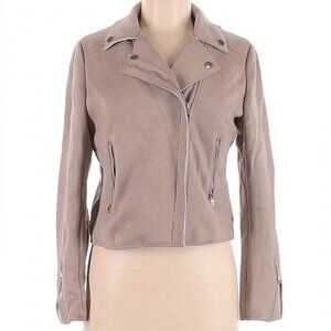 AQUA Bloomingdale’s Women CREAM suede Jacket XS